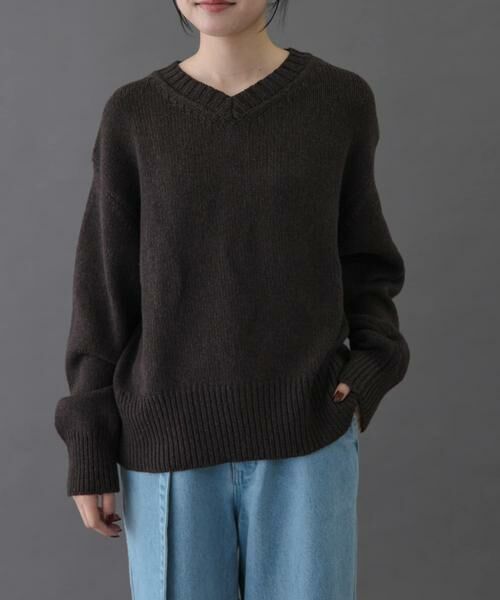 URBAN RESEARCH DOORS / アーバンリサーチ ドアーズ ニット・セーター | FORK&SPOON　Vネックニット | 詳細2