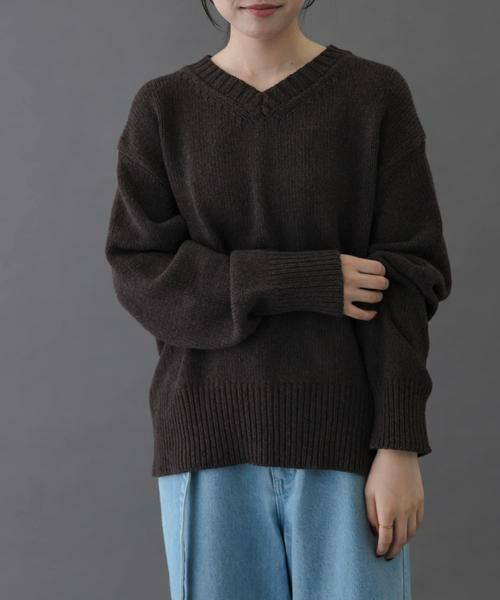 URBAN RESEARCH DOORS / アーバンリサーチ ドアーズ ニット・セーター | FORK&SPOON　Vネックニット | 詳細3