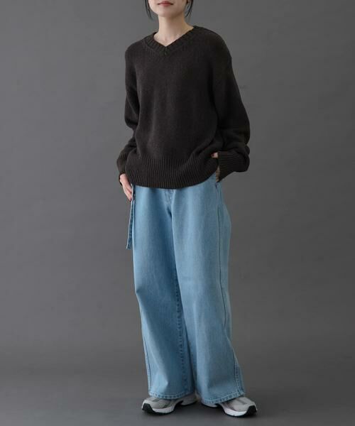 URBAN RESEARCH DOORS / アーバンリサーチ ドアーズ ニット・セーター | FORK&SPOON　Vネックニット | 詳細7