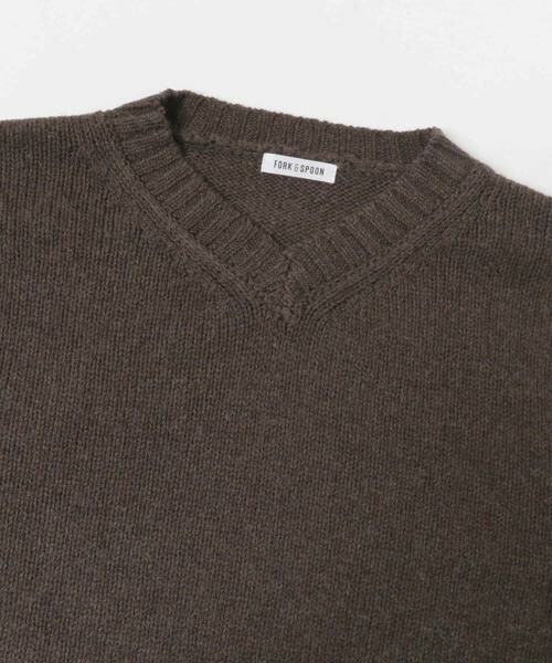 URBAN RESEARCH DOORS / アーバンリサーチ ドアーズ ニット・セーター | FORK&SPOON　Vネックニット | 詳細9