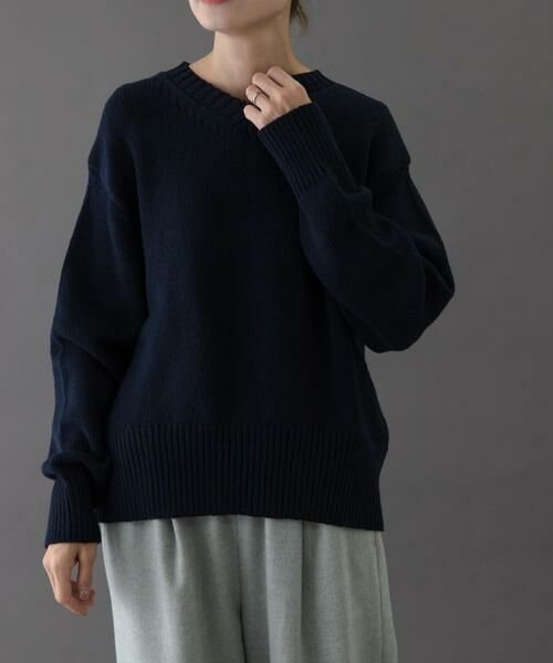 URBAN RESEARCH DOORS / アーバンリサーチ ドアーズ ニット・セーター | FORK&SPOON　Vネックニット | 詳細16