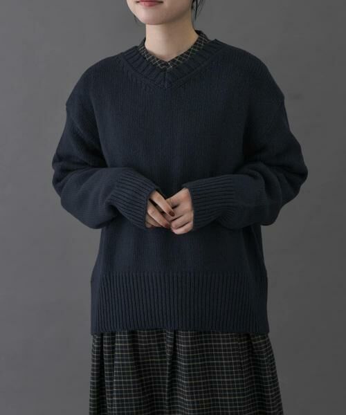 URBAN RESEARCH DOORS / アーバンリサーチ ドアーズ ニット・セーター | FORK&SPOON　Vネックニット | 詳細19