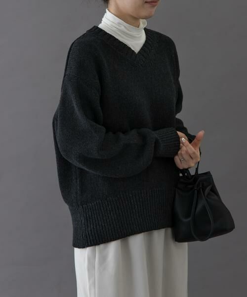 URBAN RESEARCH DOORS / アーバンリサーチ ドアーズ ニット・セーター | FORK&SPOON　Vネックニット | 詳細24