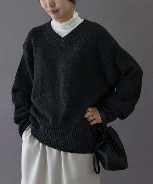 URBAN RESEARCH DOORS / アーバンリサーチ ドアーズ ニット・セーター | FORK&SPOON　Vネックニット | 詳細27