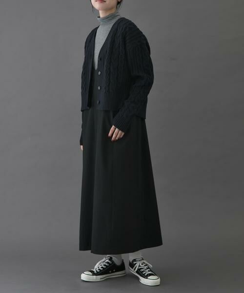 URBAN RESEARCH DOORS / アーバンリサーチ ドアーズ カーディガン・ボレロ | FORK&SPOON　ケーブルVネックカーディガン | 詳細15