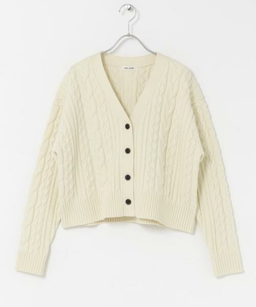 URBAN RESEARCH DOORS / アーバンリサーチ ドアーズ カーディガン・ボレロ | FORK&SPOON　ケーブルVネックカーディガン | 詳細29