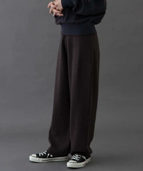 URBAN RESEARCH DOORS / アーバンリサーチ ドアーズ その他パンツ | FORK&SPOON　コットンウールニットパンツ | 詳細1