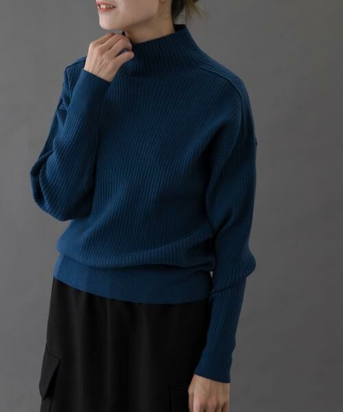 URBAN RESEARCH DOORS / アーバンリサーチ ドアーズ ニット・セーター | FORK&SPOON　ワイドリブハイネックニット | 詳細5