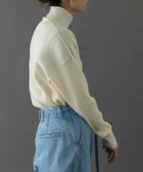 URBAN RESEARCH DOORS / アーバンリサーチ ドアーズ ニット・セーター | FORK&SPOON　ワイドリブハイネックニット | 詳細17