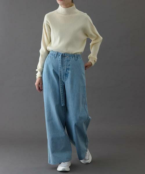 URBAN RESEARCH DOORS / アーバンリサーチ ドアーズ ニット・セーター | FORK&SPOON　ワイドリブハイネックニット | 詳細20