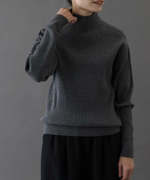URBAN RESEARCH DOORS / アーバンリサーチ ドアーズ ニット・セーター | FORK&SPOON　ワイドリブハイネックニット | 詳細30