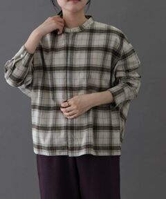 URBAN RESEARCH DOORS / アーバンリサーチ ドアーズ シャツ・ブラウス | FORK&SPOON　ブラッシュドチェックシャツ