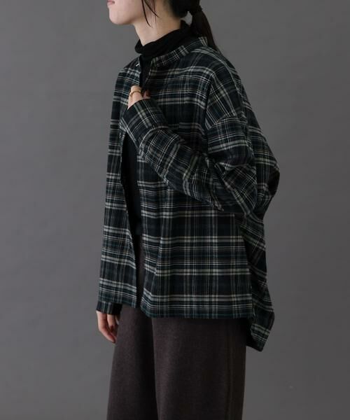 URBAN RESEARCH DOORS / アーバンリサーチ ドアーズ シャツ・ブラウス | FORK&SPOON　ブラッシュドチェックシャツ | 詳細1