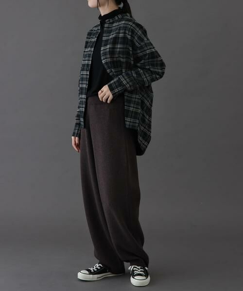 URBAN RESEARCH DOORS / アーバンリサーチ ドアーズ シャツ・ブラウス | FORK&SPOON　ブラッシュドチェックシャツ | 詳細6