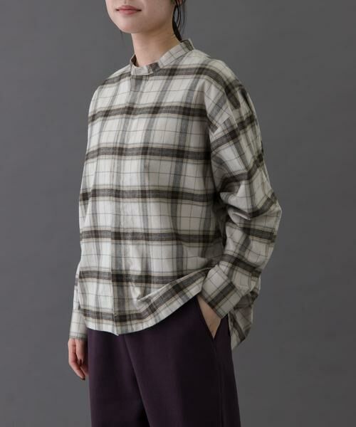 URBAN RESEARCH DOORS / アーバンリサーチ ドアーズ シャツ・ブラウス | FORK&SPOON　ブラッシュドチェックシャツ | 詳細11