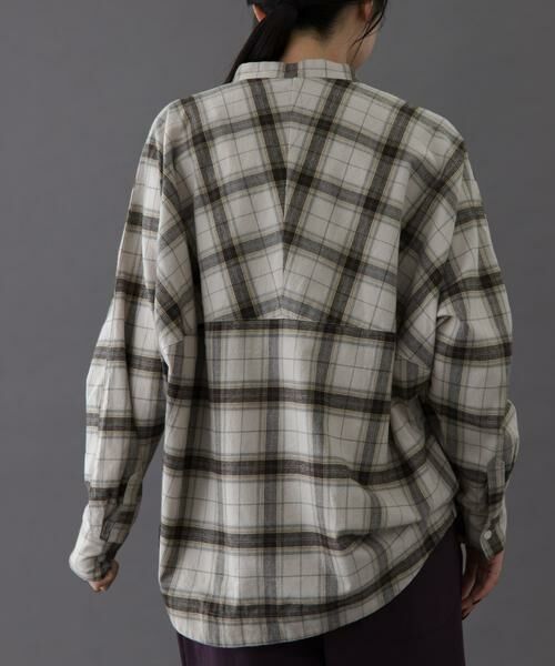 URBAN RESEARCH DOORS / アーバンリサーチ ドアーズ シャツ・ブラウス | FORK&SPOON　ブラッシュドチェックシャツ | 詳細13