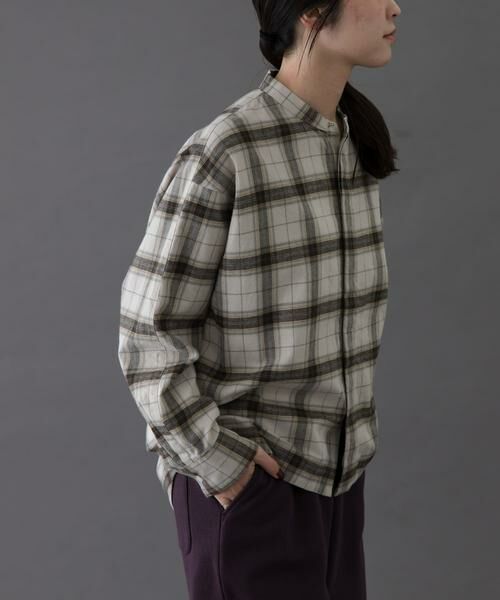 URBAN RESEARCH DOORS / アーバンリサーチ ドアーズ シャツ・ブラウス | FORK&SPOON　ブラッシュドチェックシャツ | 詳細14