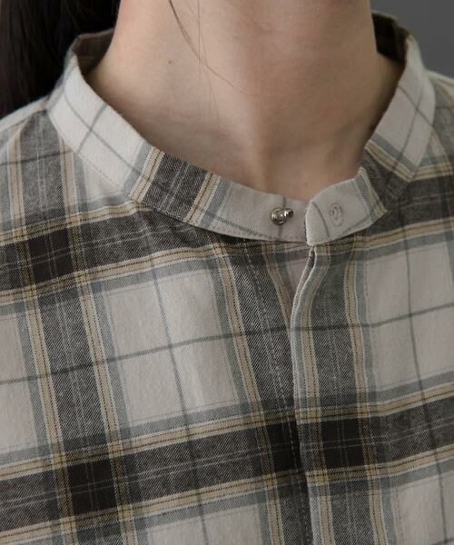 URBAN RESEARCH DOORS / アーバンリサーチ ドアーズ シャツ・ブラウス | FORK&SPOON　ブラッシュドチェックシャツ | 詳細15