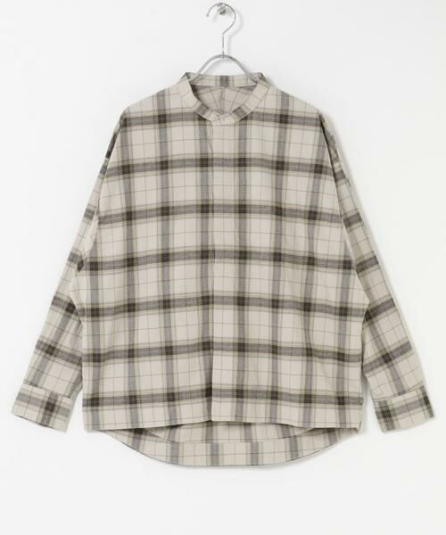 URBAN RESEARCH DOORS / アーバンリサーチ ドアーズ シャツ・ブラウス | FORK&SPOON　ブラッシュドチェックシャツ | 詳細17