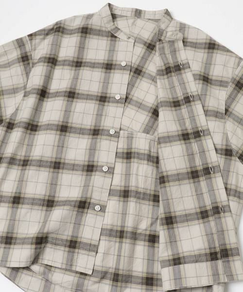 URBAN RESEARCH DOORS / アーバンリサーチ ドアーズ シャツ・ブラウス | FORK&SPOON　ブラッシュドチェックシャツ | 詳細18