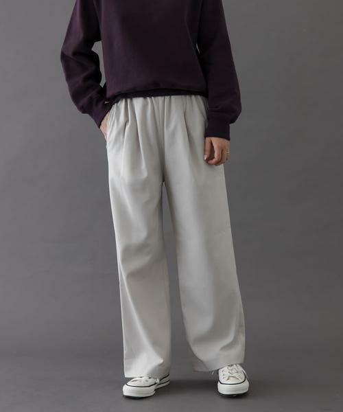 URBAN RESEARCH DOORS/アーバンリサーチ ドアーズ FORK & SPOON ラナテックイージーパンツ グレー系その他 2