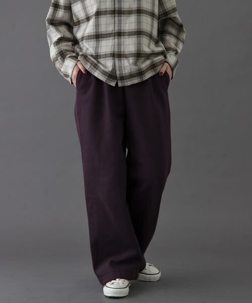 URBAN RESEARCH DOORS / アーバンリサーチ ドアーズ その他パンツ | FORK&SPOON　リサイクルコットン裏毛スウェットパンツ | 詳細17