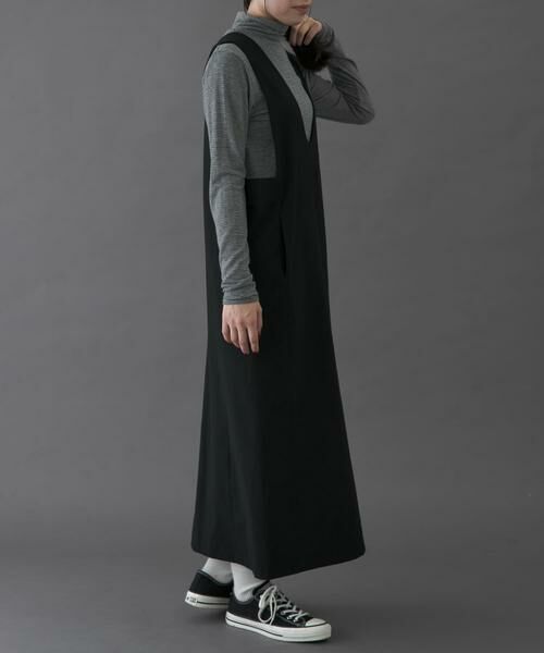 URBAN RESEARCH DOORS / アーバンリサーチ ドアーズ ワンピース | FORK&SPOON　ウールライクジャンパースカート | 詳細1