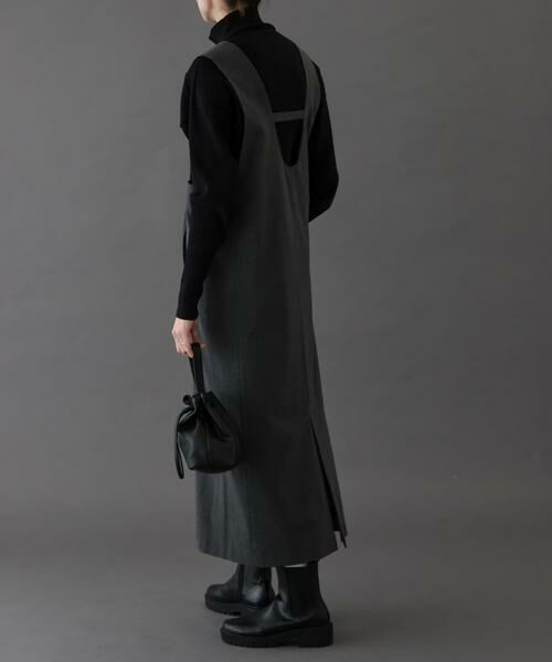 URBAN RESEARCH DOORS / アーバンリサーチ ドアーズ ワンピース | FORK&SPOON　ウールライクジャンパースカート | 詳細16