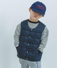 URBAN RESEARCH DOORS / アーバンリサーチ ドアーズ アウター | TAION　CREWNECK BUTTON DOWN VEST(KIDS)