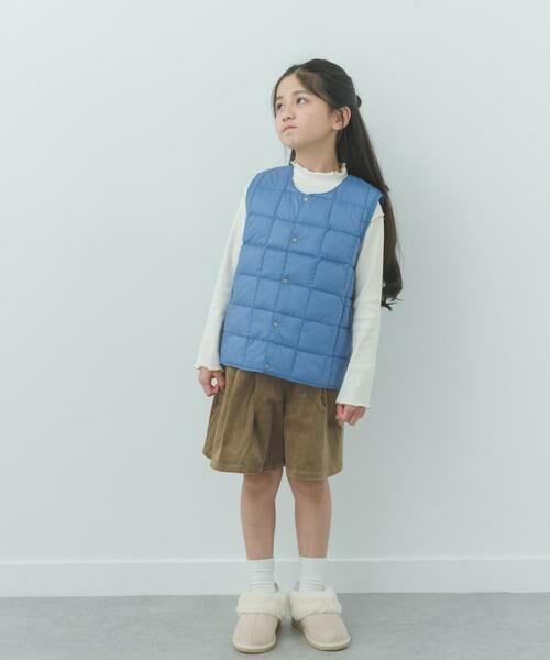 URBAN RESEARCH DOORS / アーバンリサーチ ドアーズ アウター | TAION　CREWNECK BUTTON DOWN VEST(KIDS) | 詳細4