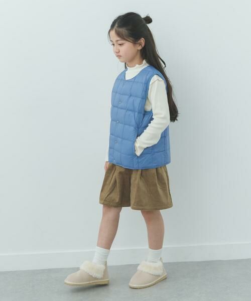 URBAN RESEARCH DOORS / アーバンリサーチ ドアーズ アウター | TAION　CREWNECK BUTTON DOWN VEST(KIDS) | 詳細8