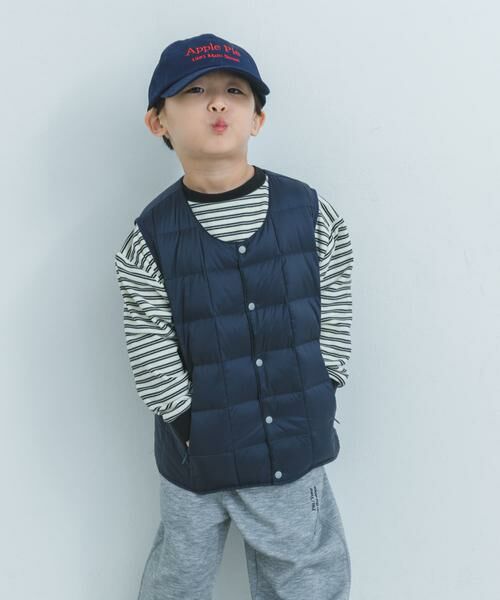 URBAN RESEARCH DOORS / アーバンリサーチ ドアーズ アウター | TAION　CREWNECK BUTTON DOWN VEST(KIDS) | 詳細12