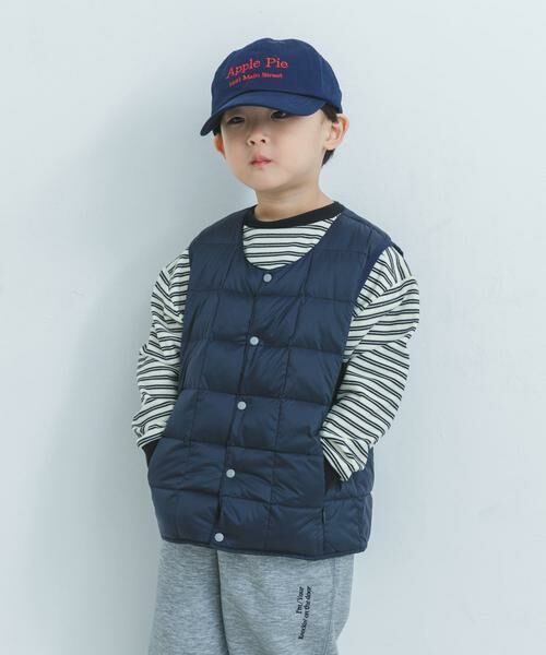 URBAN RESEARCH DOORS / アーバンリサーチ ドアーズ アウター | TAION　CREWNECK BUTTON DOWN VEST(KIDS) | 詳細13