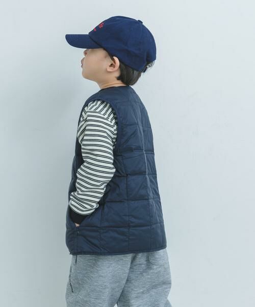 URBAN RESEARCH DOORS / アーバンリサーチ ドアーズ アウター | TAION　CREWNECK BUTTON DOWN VEST(KIDS) | 詳細14