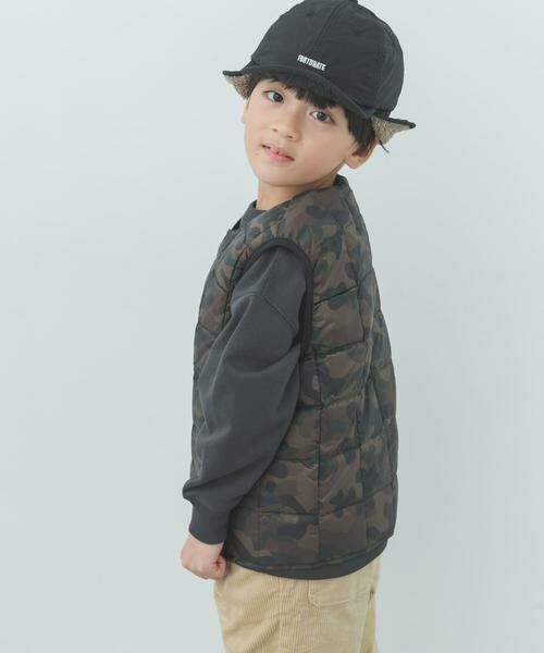 URBAN RESEARCH DOORS / アーバンリサーチ ドアーズ アウター | TAION　CREWNECK BUTTON DOWN VEST(KIDS) | 詳細27