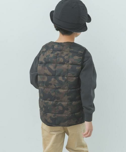 URBAN RESEARCH DOORS / アーバンリサーチ ドアーズ アウター | TAION　CREWNECK BUTTON DOWN VEST(KIDS) | 詳細29