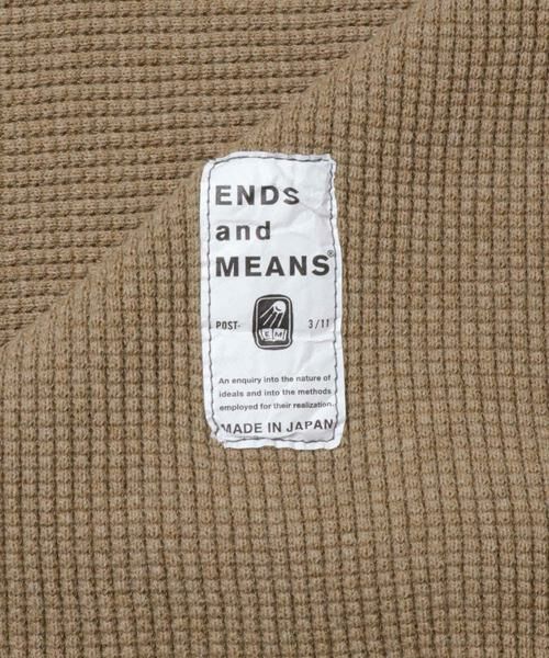 URBAN RESEARCH DOORS / アーバンリサーチ ドアーズ Tシャツ | ENDS and MEANS　Waffle Thermal Long-Sleeve | 詳細6