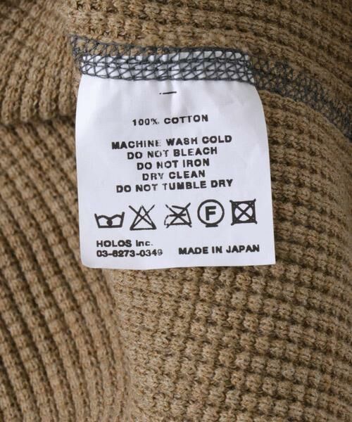 URBAN RESEARCH DOORS / アーバンリサーチ ドアーズ Tシャツ | ENDS and MEANS　Waffle Thermal Long-Sleeve | 詳細7