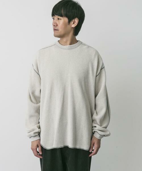 URBAN RESEARCH DOORS / アーバンリサーチ ドアーズ Tシャツ | ENDS and MEANS　Waffle Thermal Long-Sleeve | 詳細8