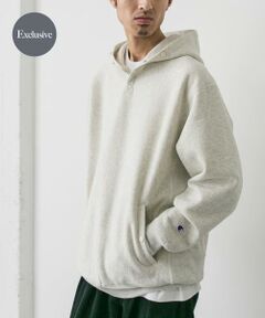 URBAN RESEARCH DOORS / アーバンリサーチ ドアーズ パーカー | 『別注』Champion×DOORS　RW HALF SNAP PARKA