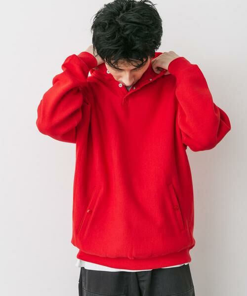 URBAN RESEARCH DOORS / アーバンリサーチ ドアーズ パーカー | 『別注』Champion×DOORS　RW HALF SNAP PARKA | 詳細2