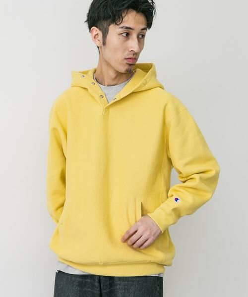 URBAN RESEARCH DOORS / アーバンリサーチ ドアーズ パーカー | 『別注』Champion×DOORS　RW HALF SNAP PARKA | 詳細10