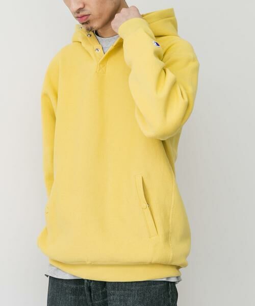 URBAN RESEARCH DOORS / アーバンリサーチ ドアーズ パーカー | 『別注』Champion×DOORS　RW HALF SNAP PARKA | 詳細12