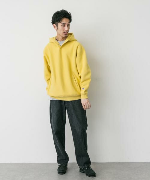 URBAN RESEARCH DOORS / アーバンリサーチ ドアーズ パーカー | 『別注』Champion×DOORS　RW HALF SNAP PARKA | 詳細15