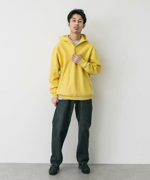 URBAN RESEARCH DOORS / アーバンリサーチ ドアーズ パーカー | 『別注』Champion×DOORS　RW HALF SNAP PARKA | 詳細16