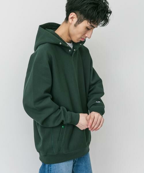 URBAN RESEARCH DOORS / アーバンリサーチ ドアーズ パーカー | 『別注』Champion×DOORS　RW HALF SNAP PARKA | 詳細20