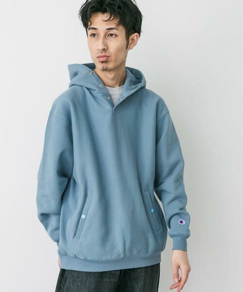 URBAN RESEARCH DOORS / アーバンリサーチ ドアーズ パーカー | 『別注』Champion×DOORS　RW HALF SNAP PARKA | 詳細29