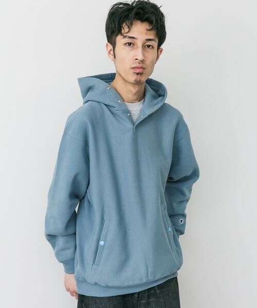 URBAN RESEARCH DOORS / アーバンリサーチ ドアーズ パーカー | 『別注』Champion×DOORS　RW HALF SNAP PARKA | 詳細30