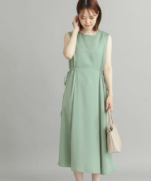URBAN RESEARCH DOORS / アーバンリサーチ ドアーズ ドレス | サイドギャザーワンピース | 詳細1