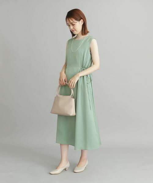 URBAN RESEARCH DOORS / アーバンリサーチ ドアーズ ドレス | サイドギャザーワンピース | 詳細10